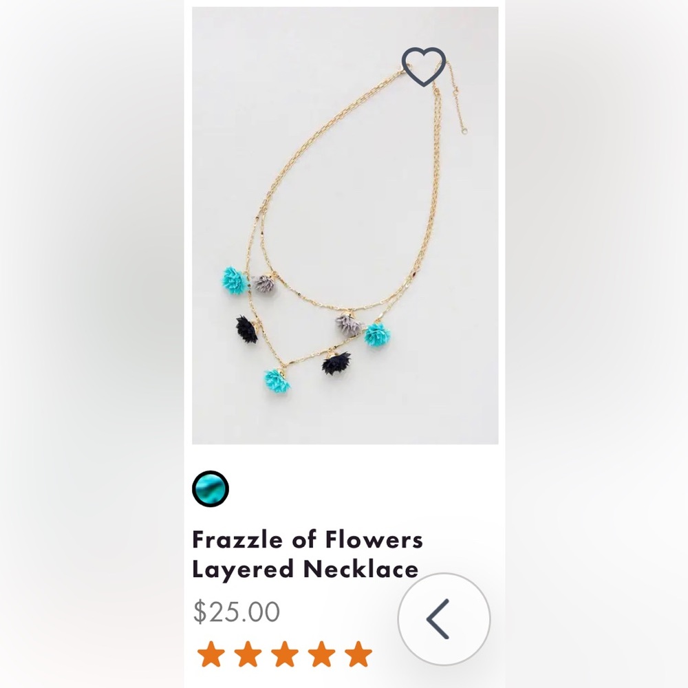 ModCloth Frazzle of Flowers necklace